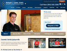 Tablet Screenshot of cavendental.com